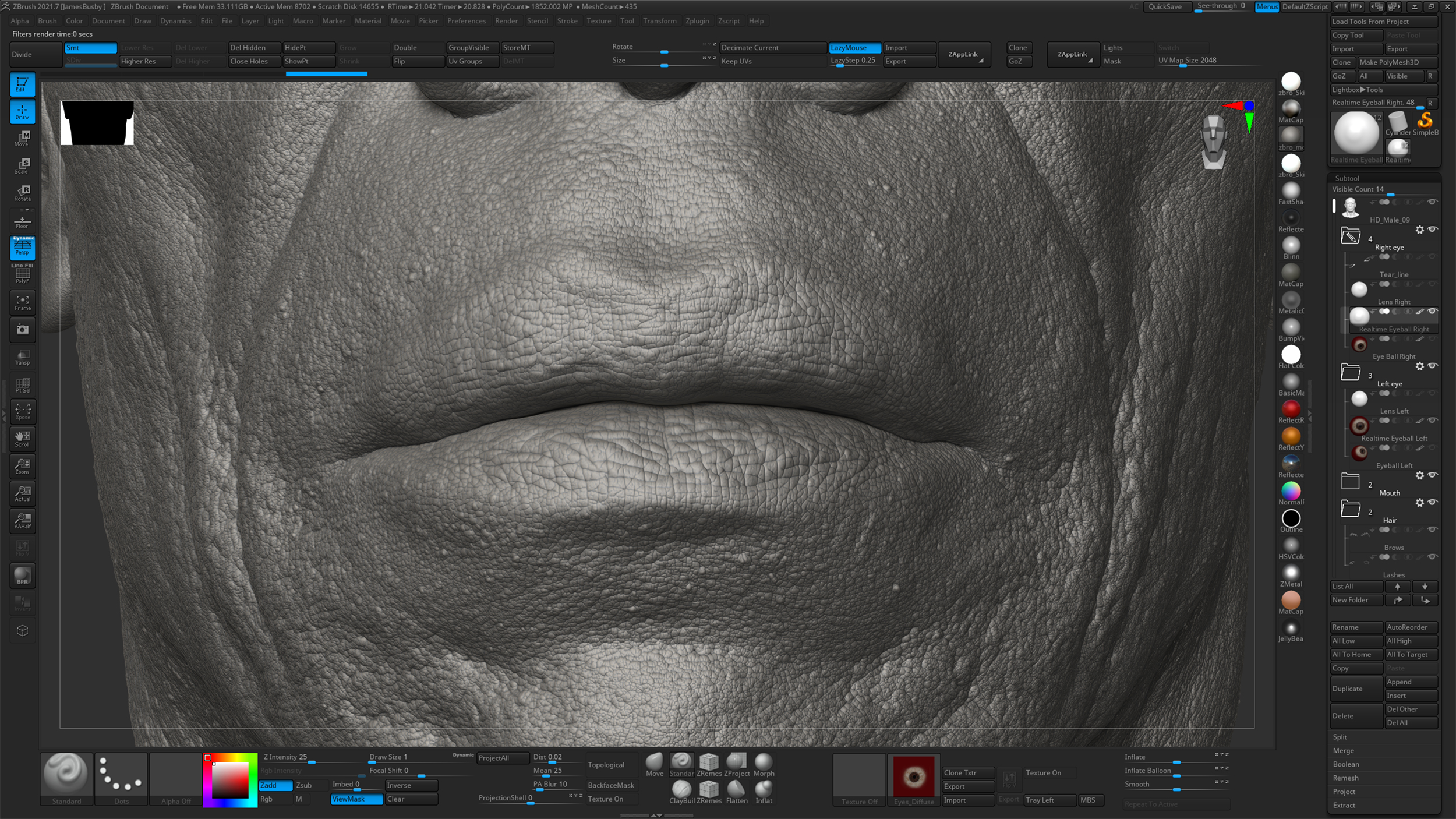 download zbrush lips alpha displacement maps